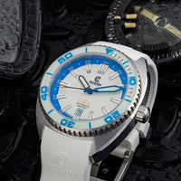 Ocean Crawler Core Diver Springtime Full Lume Blue (2 Straps Included)