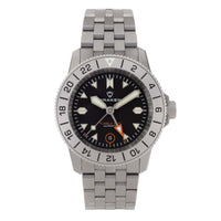 Tugela GMT - Black / Steel Bezel