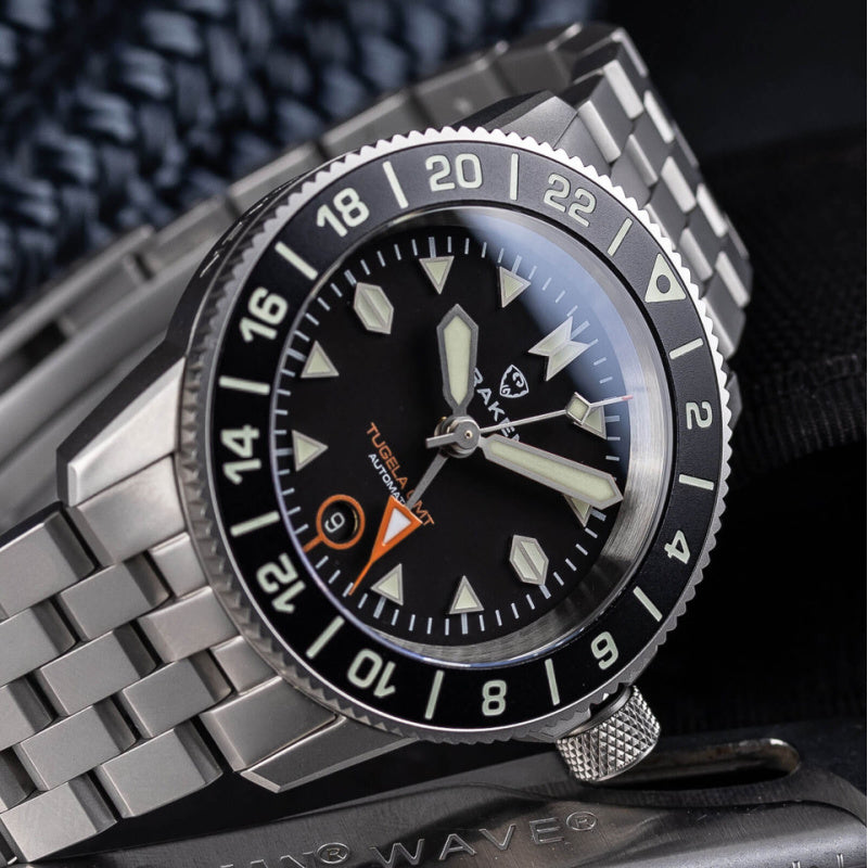 Tugela GMT - Black / Black Bezel