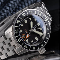 Tugela GMT - Black / Black Bezel