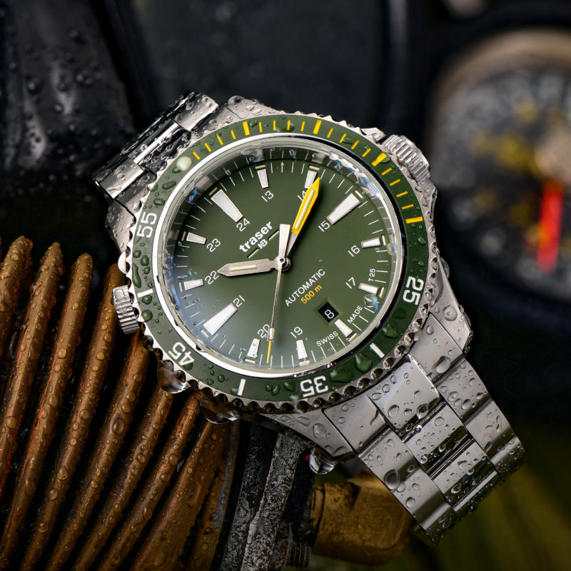 P67 Diver Green Swiss-Made Tritium T-25 Automatic Watch 110328