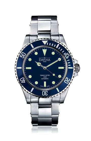 Ternos Sixties Automatic 100m Blue Diving Watch 16152540