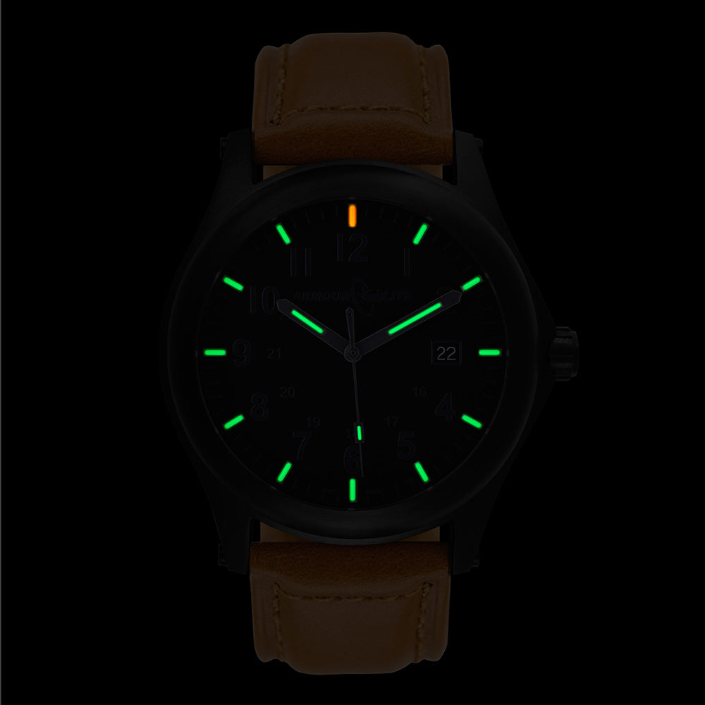 ArmourLite Field Series AL125 Swiss Made Tritium Illuminated Watch with Shatterproof Armourglass