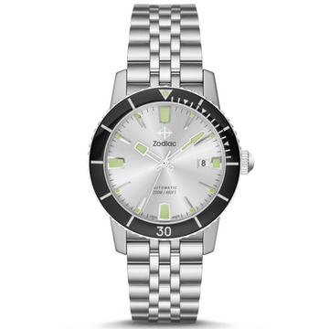 SUPER SEA WOLF 53 COMPRESSION AUTOMATIC STAINLESS STEEL WATCH