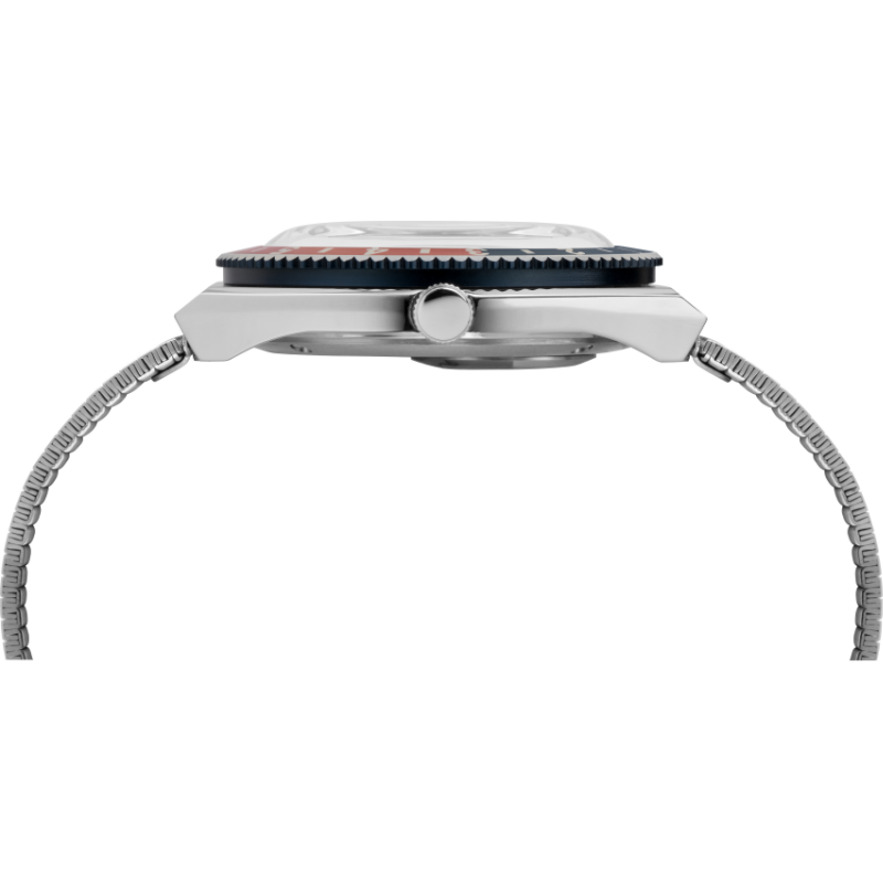 Q Timex Reissue 38mm Stainless Steel Bracelet Watch - Snoopy (TW2U71300ZV)