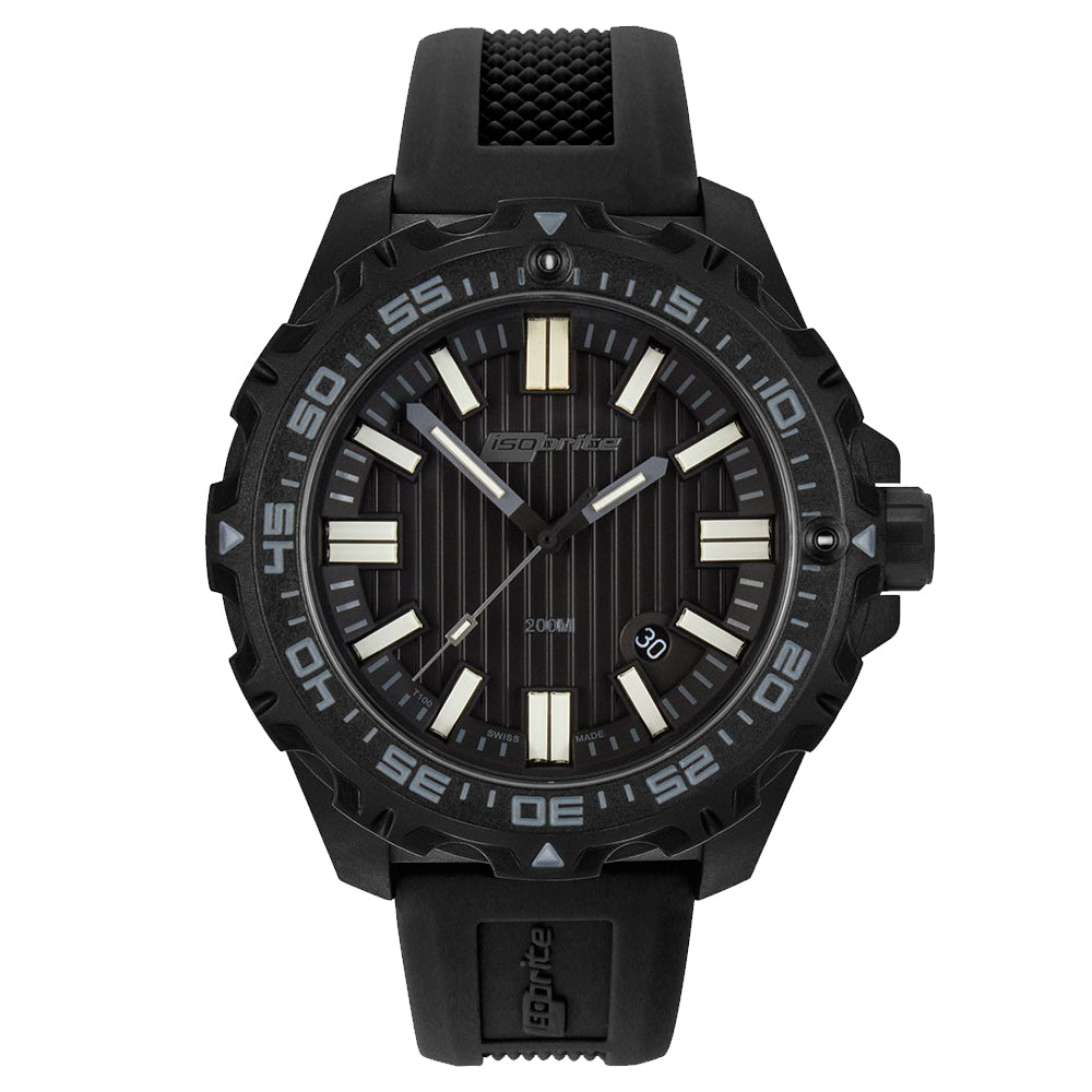 Isobrite ISO3003 Afterburner Black T100 Tritium Illuminated Watch