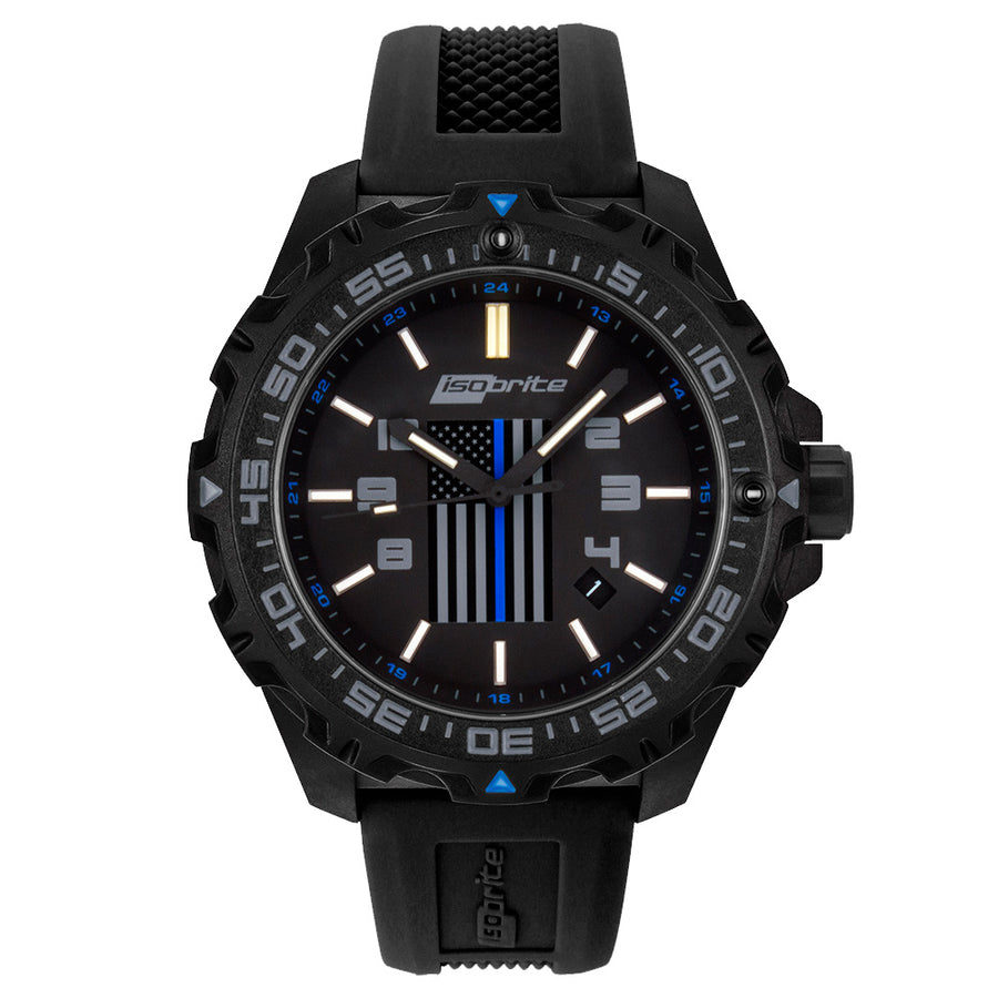 Isobrite ISO3005 Law Enforcement Limited Edition T100 Tritium Illuminated Watch (comes with 3 bands)