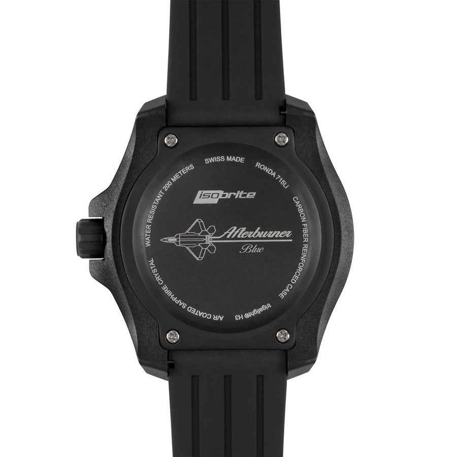 Isobrite ISO4001 Afterburner Blue T100 Tritium Illuminated Watch