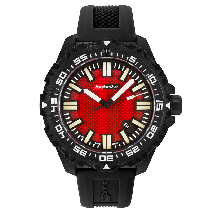 Isobrite ISO4003 Afterburner Red T100 Tritium Illuminated Watch